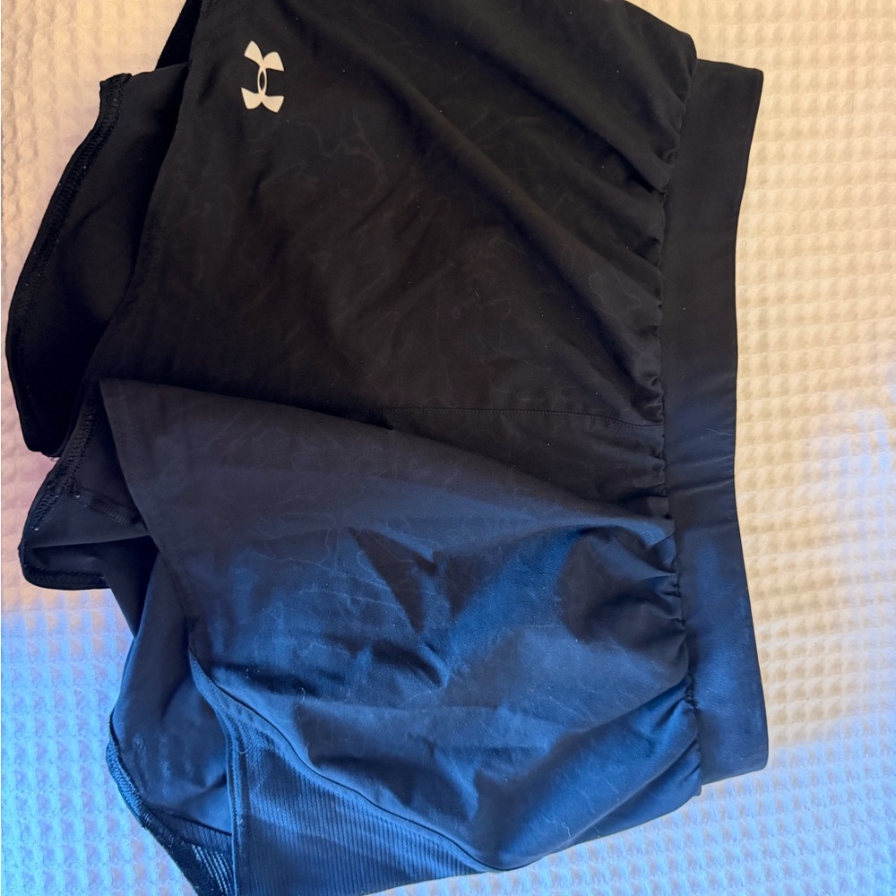 Under Armour Black Women's Athletic Shorts with Logo